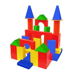 Конструктор деревянный Краснокамская игрушка «Поликарпова», 68 деталей