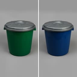 Бак хозяйственно - бытовой «Колор», 50 л, полипропилен, с крышкой, МИКС