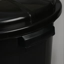 Бак хозяйственно - бытовой, 50 л, полипропилен, с крышкой, чёрный