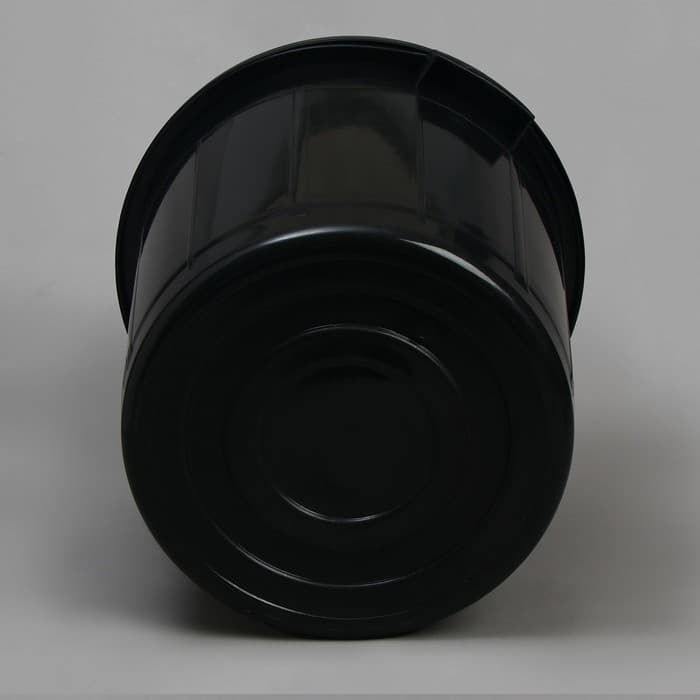 Бак хозяйственно - бытовой, 50 л, полипропилен, с крышкой, чёрный