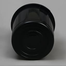 Бак хозяйственно - бытовой, 50 л, полипропилен, с крышкой, чёрный