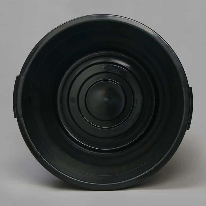 Бак хозяйственно - бытовой, 50 л, полипропилен, с крышкой, чёрный