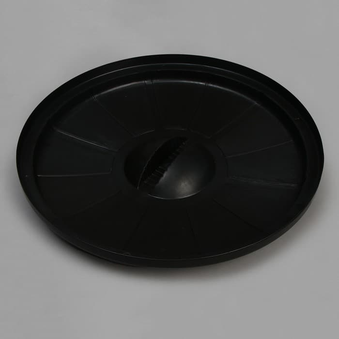 Бак хозяйственно - бытовой, 50 л, полипропилен, с крышкой, чёрный