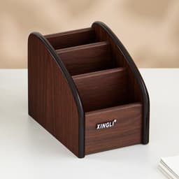 Органайзер 3 секции, серия Орех с кантом темным, 10×15.5 см