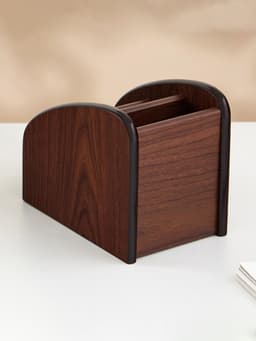 Органайзер 3 секции, серия Орех с кантом темным, 10×15.5 см