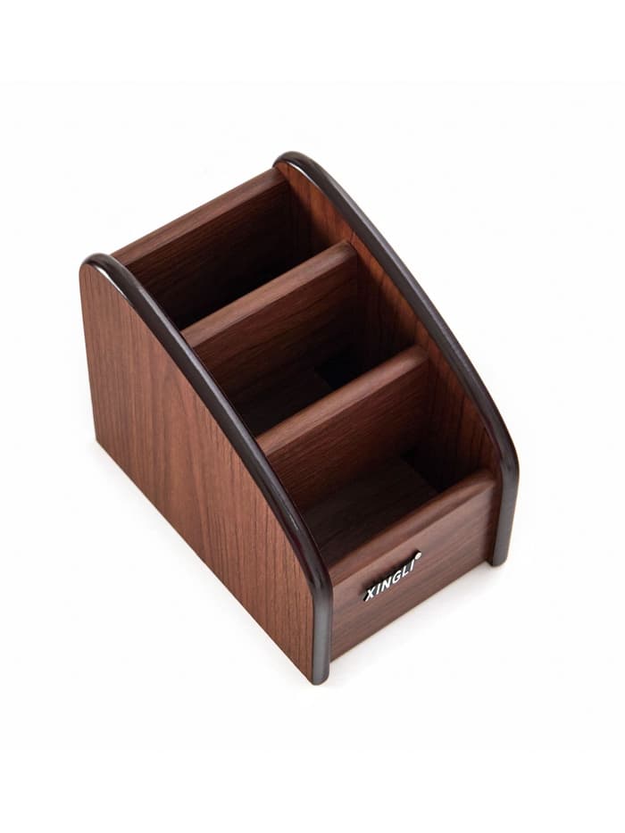 Органайзер 3 секции, серия Орех с кантом темным, 10×15.5 см