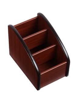 Органайзер 3 секции, серия Орех с кантом темным, 10×15.5 см