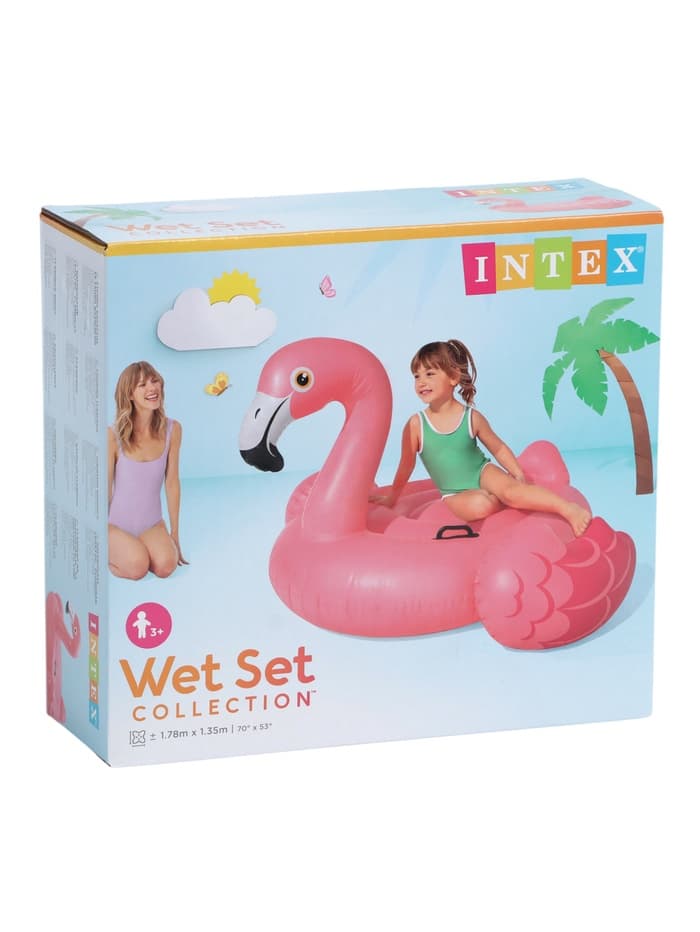 Игрушка для плавания «Розовый фламинго», 147×140×94 см, 57558NP INTEX