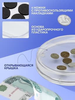 Монетница круглая RONDO, d=172 мм, h=24 мм