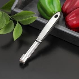 Нож для сердцевины Доляна Blade, 21 см, ручка софт тач, чёрный