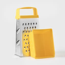 Тёрка с контейнером КВАРЦ «Универсал», 4 грани, 450 мл, 27×12 см, металл, МИКС