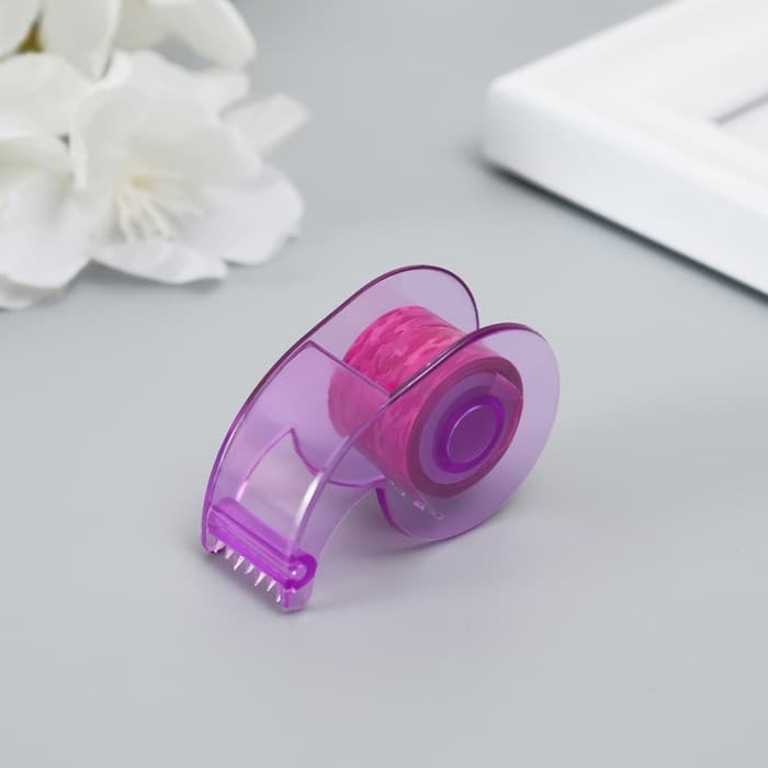 Клейкая лента декоративная с держателем, набор 8 шт., ш. 1.2 см, дл. 2.8 м, МИКС