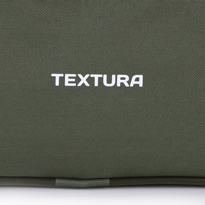 Сумка для обуви TEXTURA, на молнии наружный карман, размер 33×10×20 см, хаки