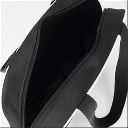 Сумка для обуви TEXTURA, на молнии наружный карман, размер 33×10×20 см, чёрная/белая