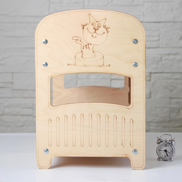 Кроватка для кукол «2-х ярусная», с постельным бельём