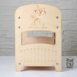 Кроватка для кукол «2-х ярусная», с постельным бельём