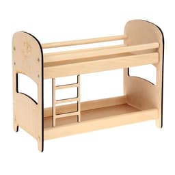 Кроватка для кукол «2-х ярусная», с постельным бельём