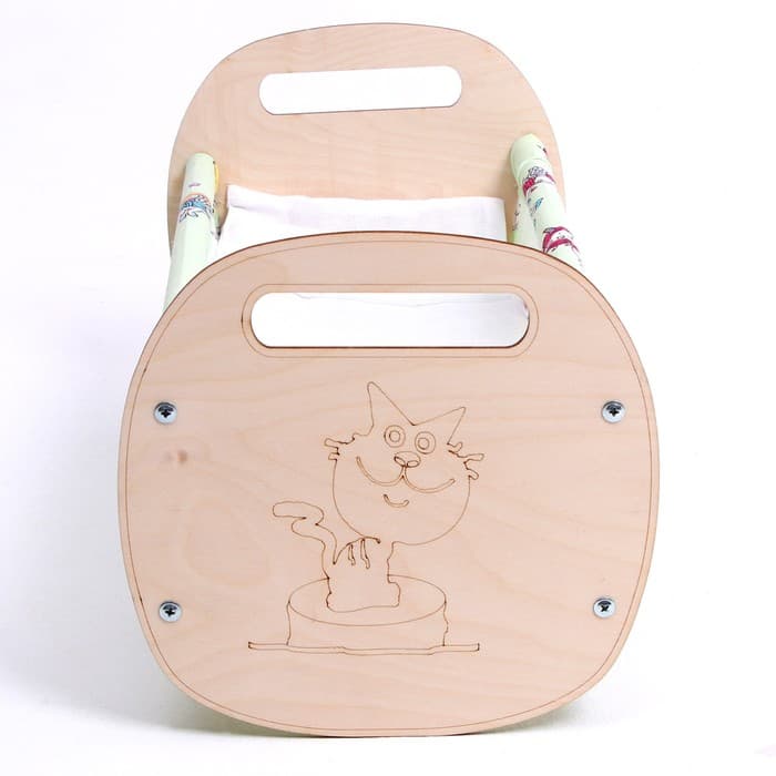 Кроватка «Люлька», с текстилем, МИКС