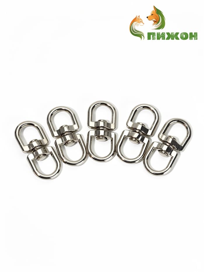 Вертлюг, 5.2×2.3 см, внутренний 1.4 см, металл