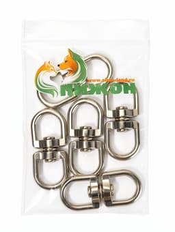 Вертлюг, 5.2×2.3 см, внутренний 1.4 см, металл