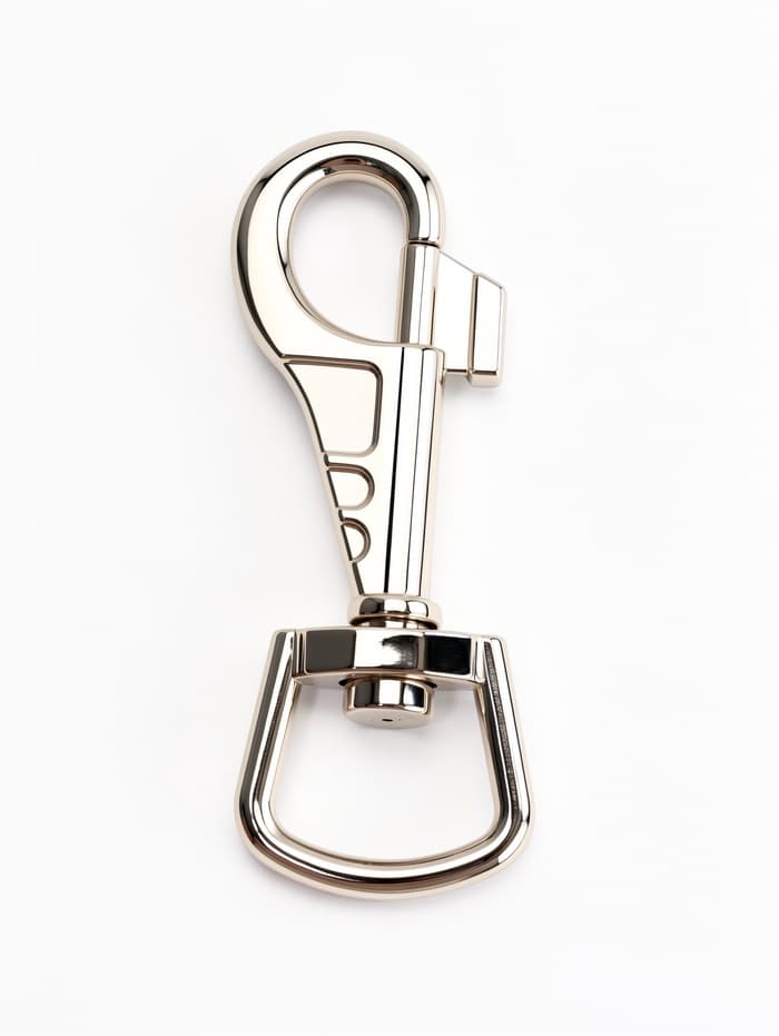 Карабин усиленный, 8.4 см, ширина проушины 2.3 см, металл