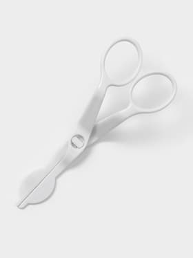 Ножницы кондитерские Доляна, 13×5.5 см, пластик, белые