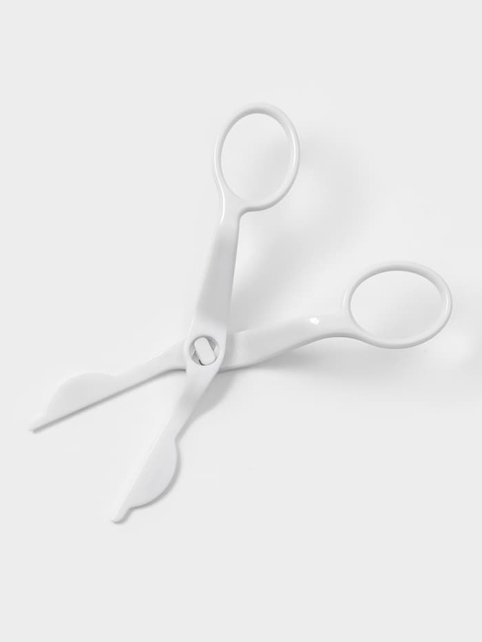 Ножницы кондитерские Доляна, 13×5.5 см, пластик, белые