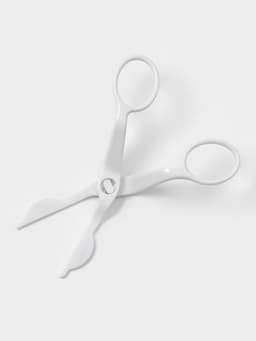 Ножницы кондитерские Доляна, 13×5.5 см, пластик, белые