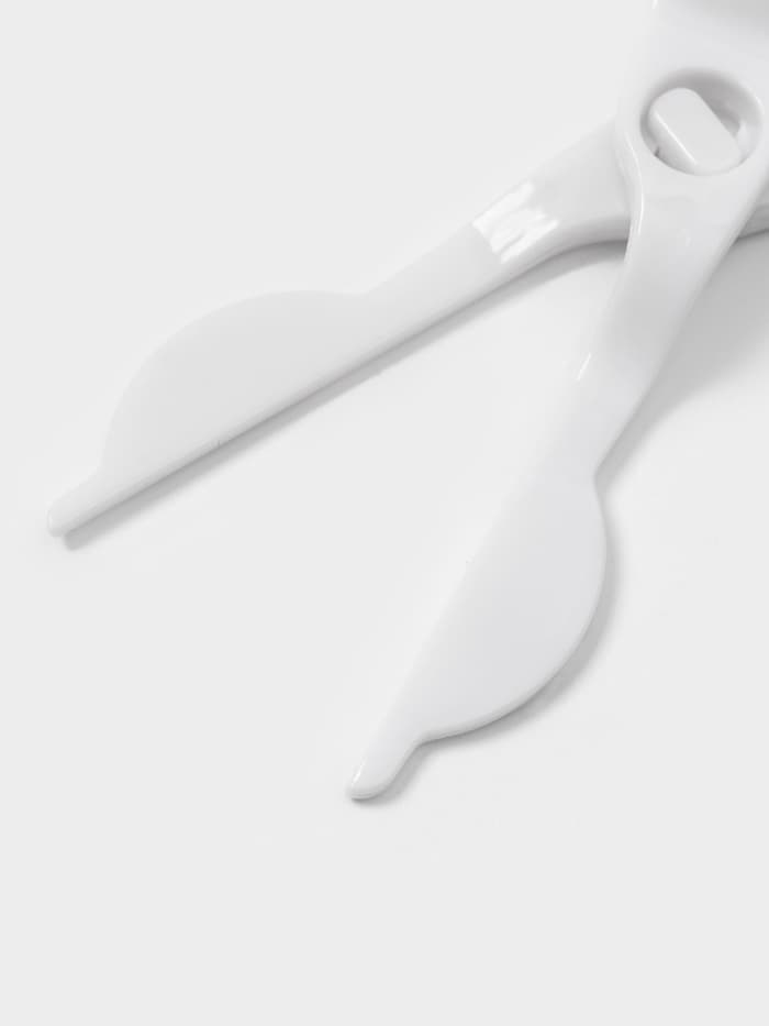 Ножницы кондитерские Доляна, 13×5.5 см, пластик, белые