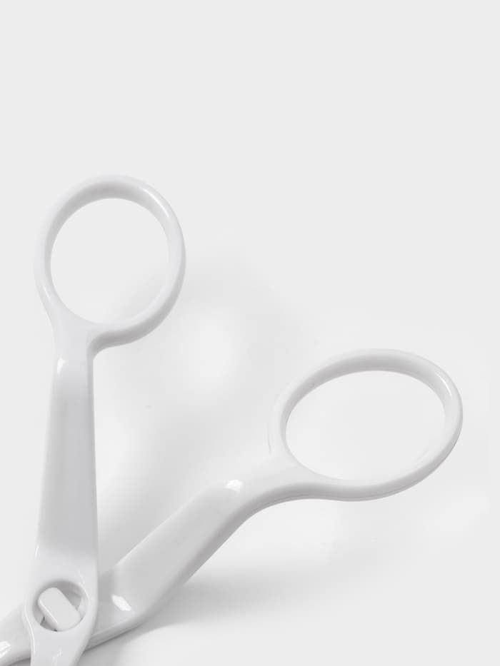 Ножницы кондитерские Доляна, 13×5.5 см, пластик, белые