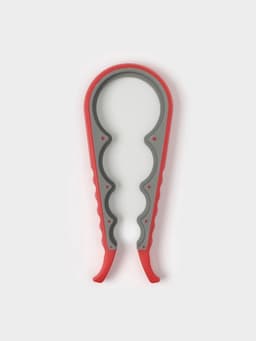 Многофункциональная открывашка для банок и бутылок, 22.5×9×2 см, красный