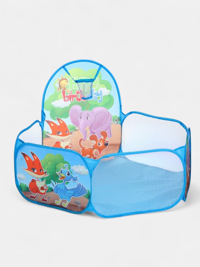 Палатка детская игровая - сухой бассейн для шариков «Зверята» без шаров