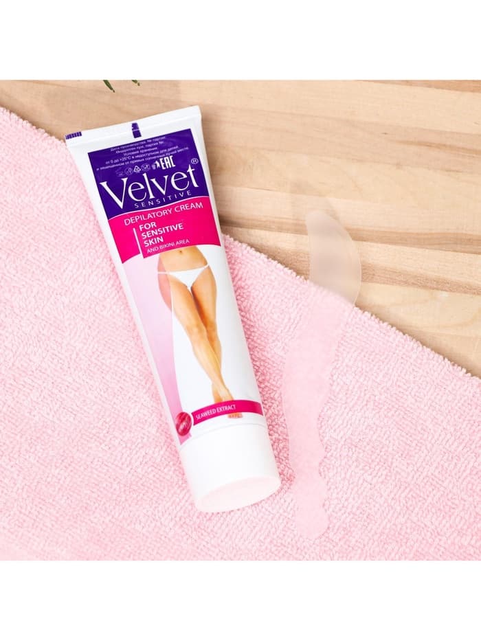 Депилятор Velvet, для чувствительной кожи и зоны бикини, 100 мл