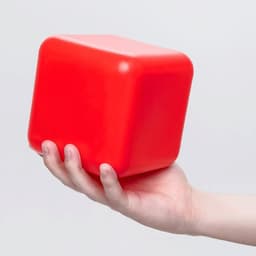Кубики детские, пластиковые, цветные, 10 штук, 12×12 см