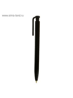 Записная книжка А7, 72 листа, с ручкой, обложка ПВХ. на кнопке, коричневая