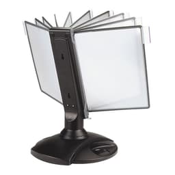 Демосистема настольная на 10 панелей вращающаяся, с 10 серыми панелями А4