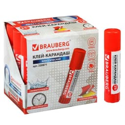 Клей-карандаш, BRAUBERG, 25 г