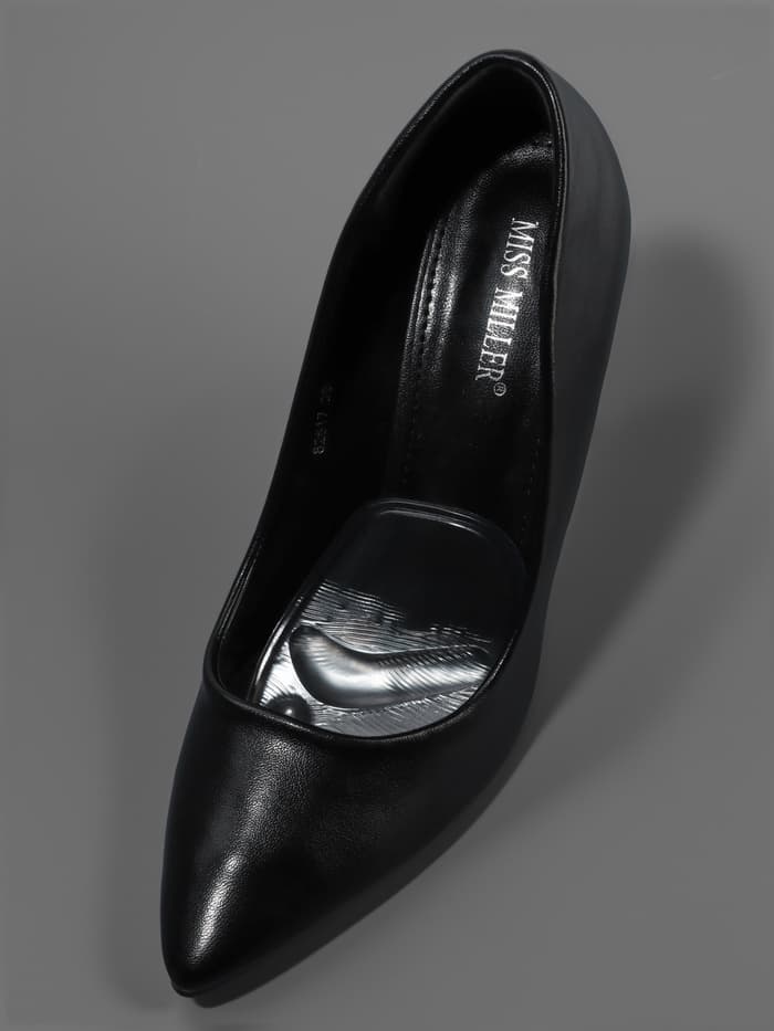 Полустельки для обуви, на клеевой основе, силиконовые, 9.5×6.5 см, пара, прозрачные