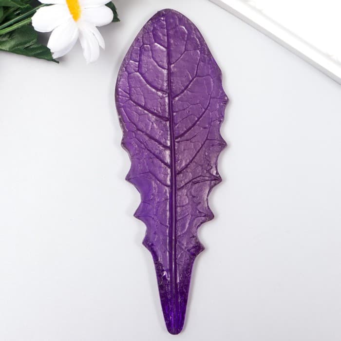 Молд пластик «Лист одуванчика», 15.5×5.5 см, МИКС