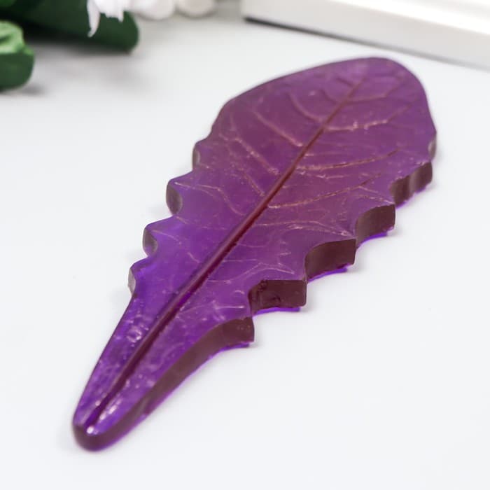 Молд пластик «Лист одуванчика», 15.5×5.5 см, МИКС