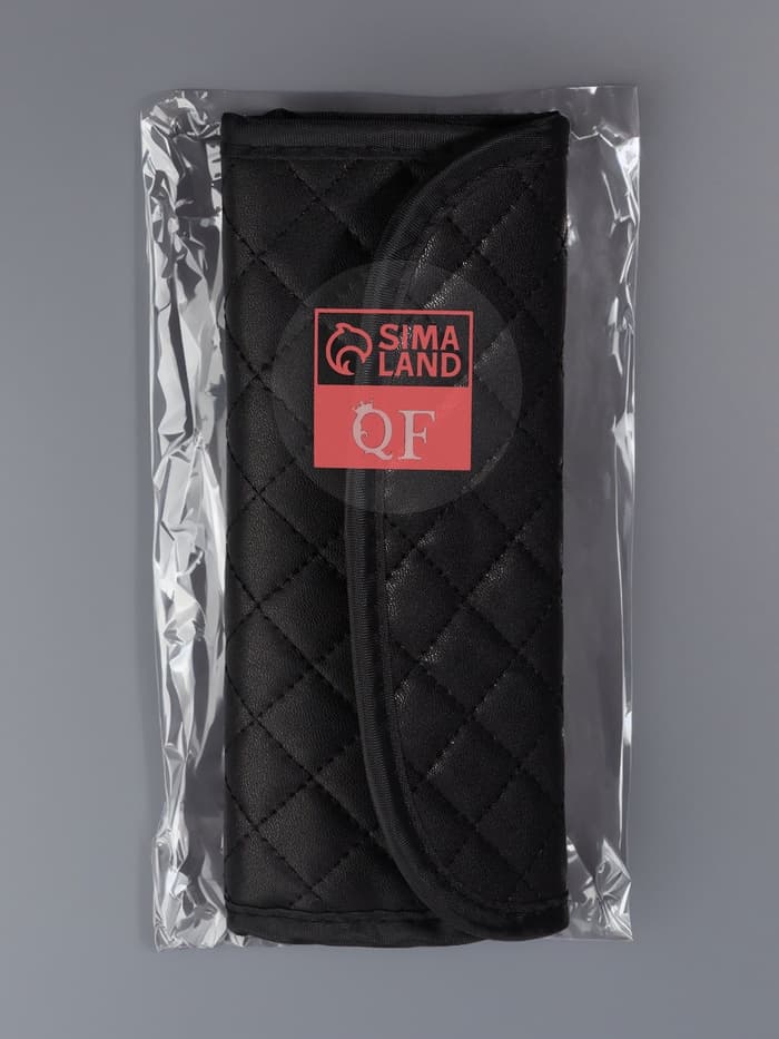 Набор кистей для макияжа SMOKY, 7 шт., футляр с кнопкой, чёрный