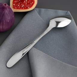 Ложка чайная из нержавеющей стали, длина 15 см, 201 сталь, серебристая