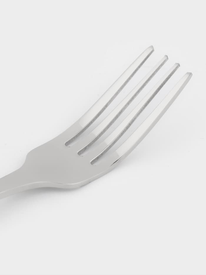 Вилка десертная, длина 16 см, 201 сталь, нержавеющая сталь, серебристая
