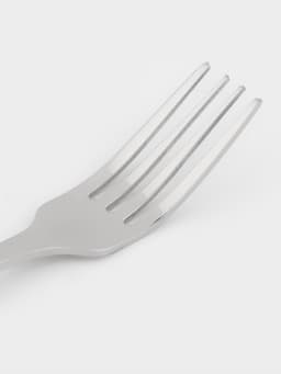 Вилка десертная, длина 16 см, 201 сталь, нержавеющая сталь, серебристая