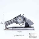 Часы - будильник настольные «Пистолет», дискретный ход, циферблат d=7 см, 13×24 см, АА