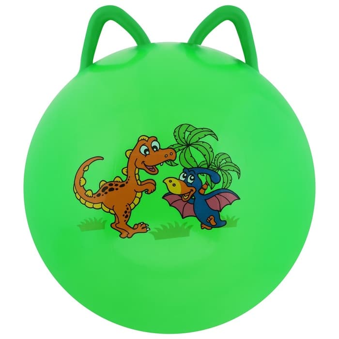 Мяч - прыгун с ушками ZABIAKA, d=45 см, МИКС