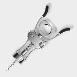 Штопор для вина Доляна, h=19.5 см, серебристый