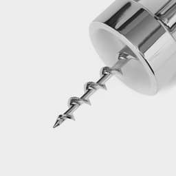 Штопор для вина Доляна, h=19.5 см, серебристый