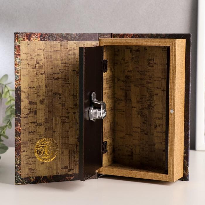 Шкатулка книга - сейф «Совушка с ключиком», 21×13×5 см