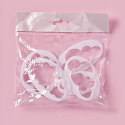 Формы для вырезания теста и мастики Доляна, набор 5 шт., 7.8×4.6×1 см, пластик, белые